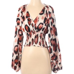 Silk long sleeve blouse